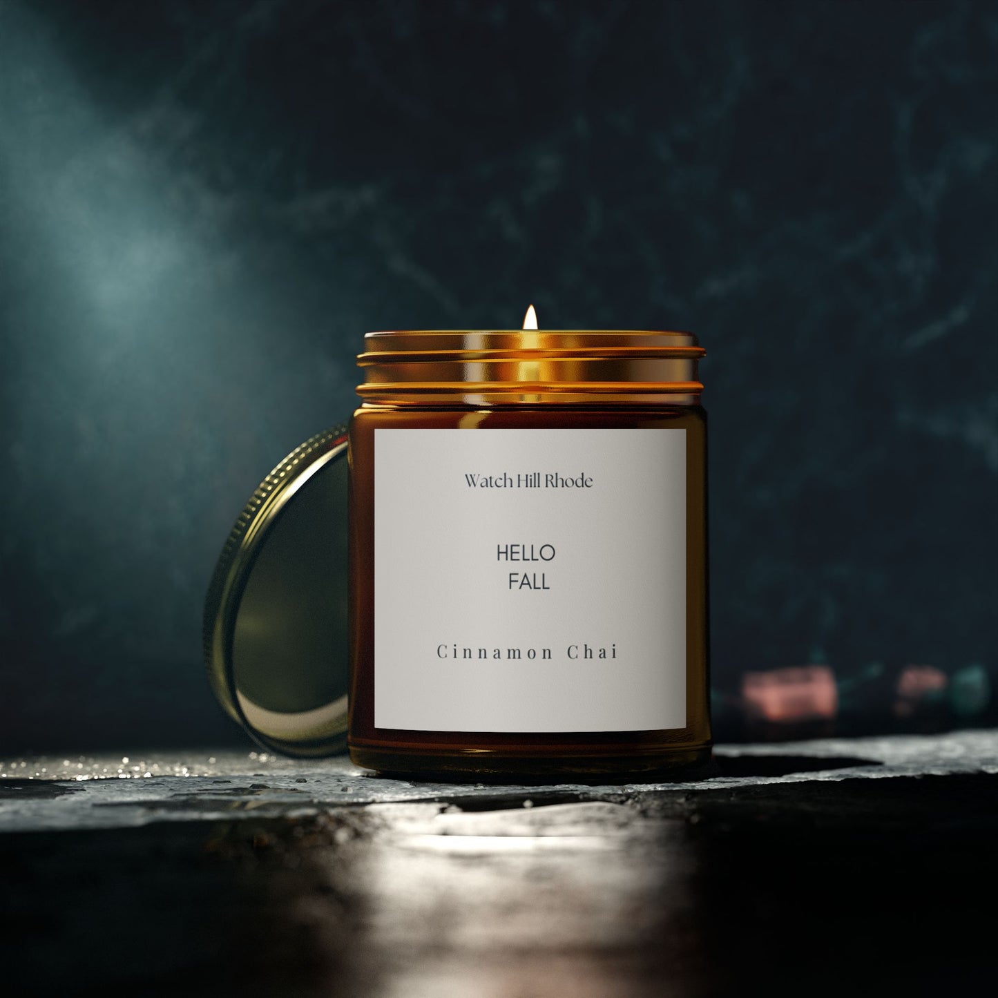 Watch Hill Rhode Scented Candle, Cinnamon Chai (4oz, 9oz)