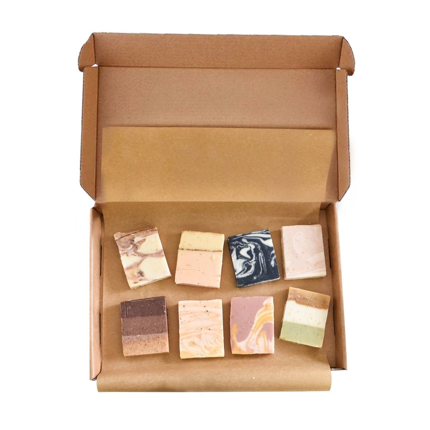 Soap Sampler Gift Set - 8 x 15g Mini Travel Soaps - Letterbox Sized gift set-0