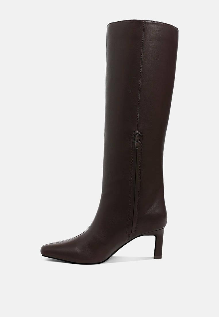 Syringa Kitten Heel Long Boots-2