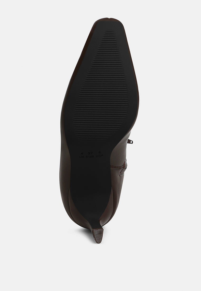 Syringa Kitten Heel Long Boots-4