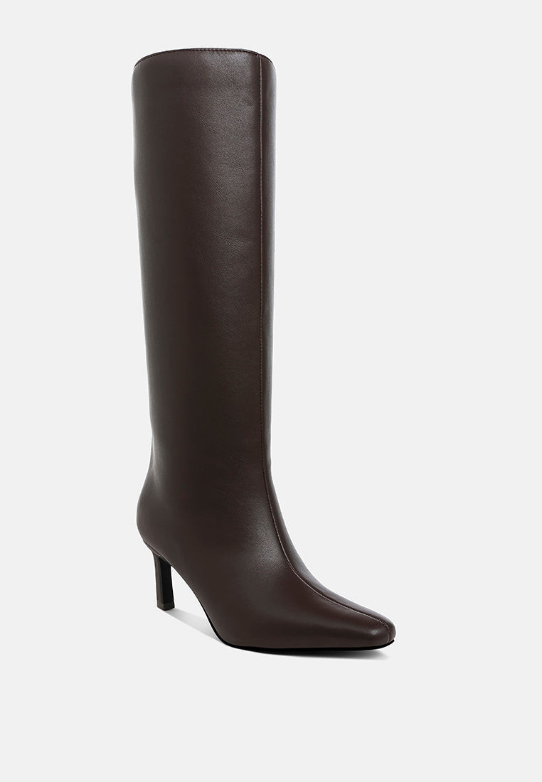 Syringa Kitten Heel Long Boots-1