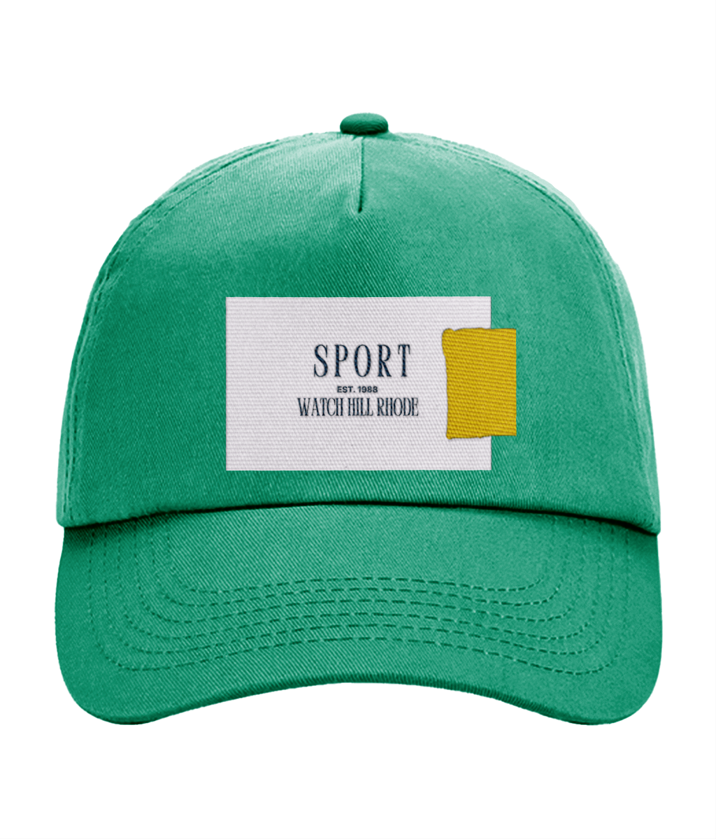 Uncategorized, Unisex, Watch Hill Rhode, Beechfield cap - SPORT yellow box WHR logo