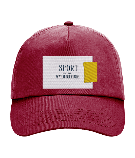 Uncategorized, Unisex, Watch Hill Rhode, Beechfield cap - SPORT yellow box WHR logo
