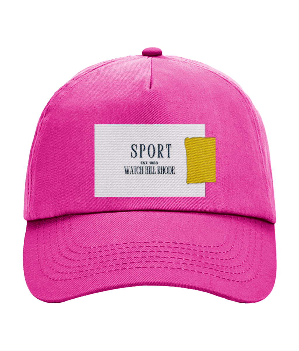 Uncategorized, Unisex, Watch Hill Rhode, Beechfield cap - SPORT yellow box WHR logo