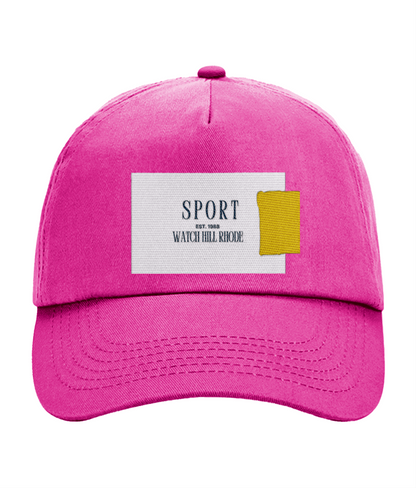 Uncategorized, Unisex, Watch Hill Rhode, Beechfield cap - SPORT yellow box WHR logo