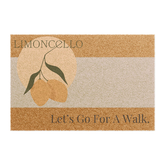 Home Decor, Watch Hill Rhode, Let’s Go For A Walk - Italia Doormat