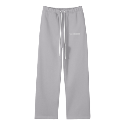 Streetwear Fleece Straight Leg Pants - Unisex