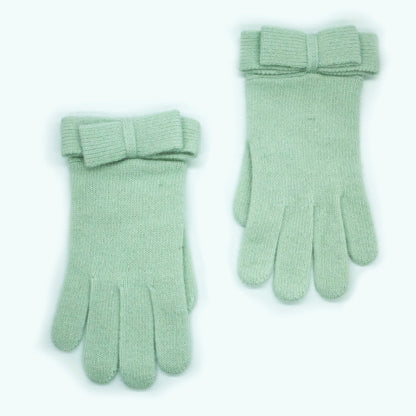 GLOVES  WITH BOW-2