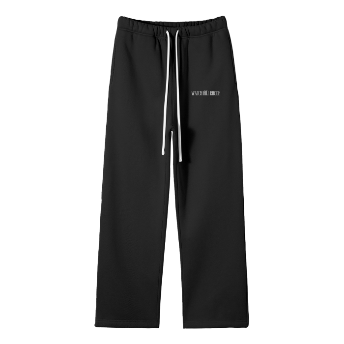 Watch Hill Rhode, Streetwear Unisex Solid Color Fleece Straight Leg Pants