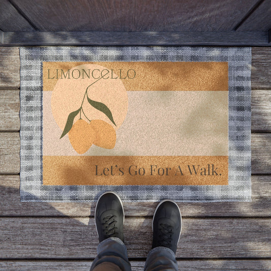 Home Decor, Watch Hill Rhode, Let’s Go For A Walk - Italia Doormat