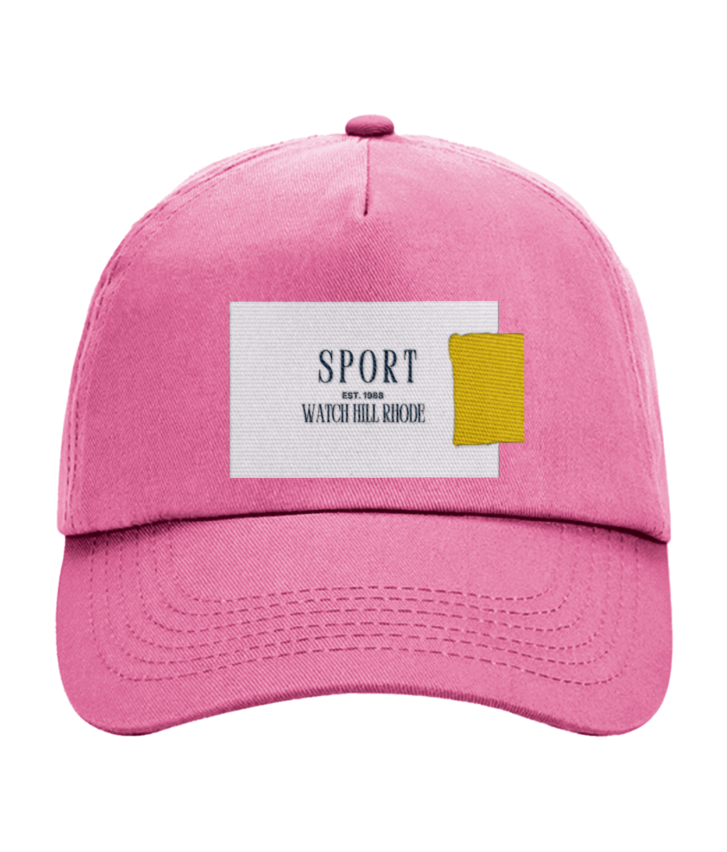 Uncategorized, Unisex, Watch Hill Rhode, Beechfield cap - SPORT yellow box WHR logo