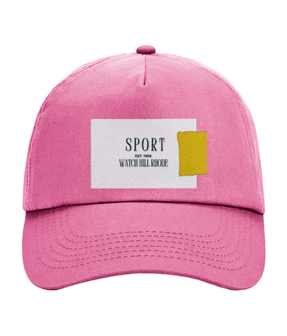 Uncategorized, Unisex, Watch Hill Rhode, Beechfield cap - SPORT yellow box WHR logo