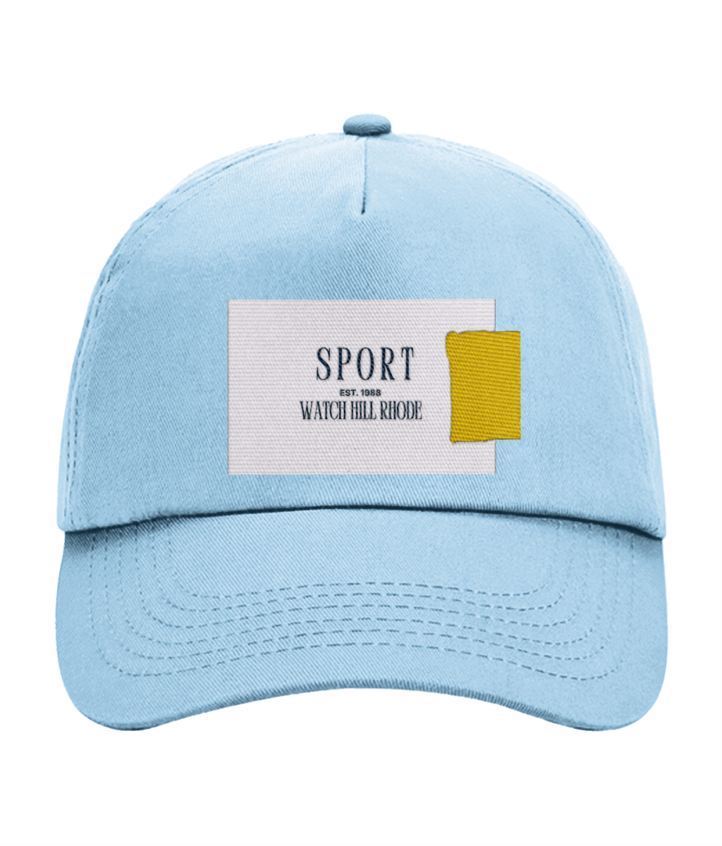 Uncategorized, Unisex, Watch Hill Rhode, Beechfield cap - SPORT yellow box WHR logo