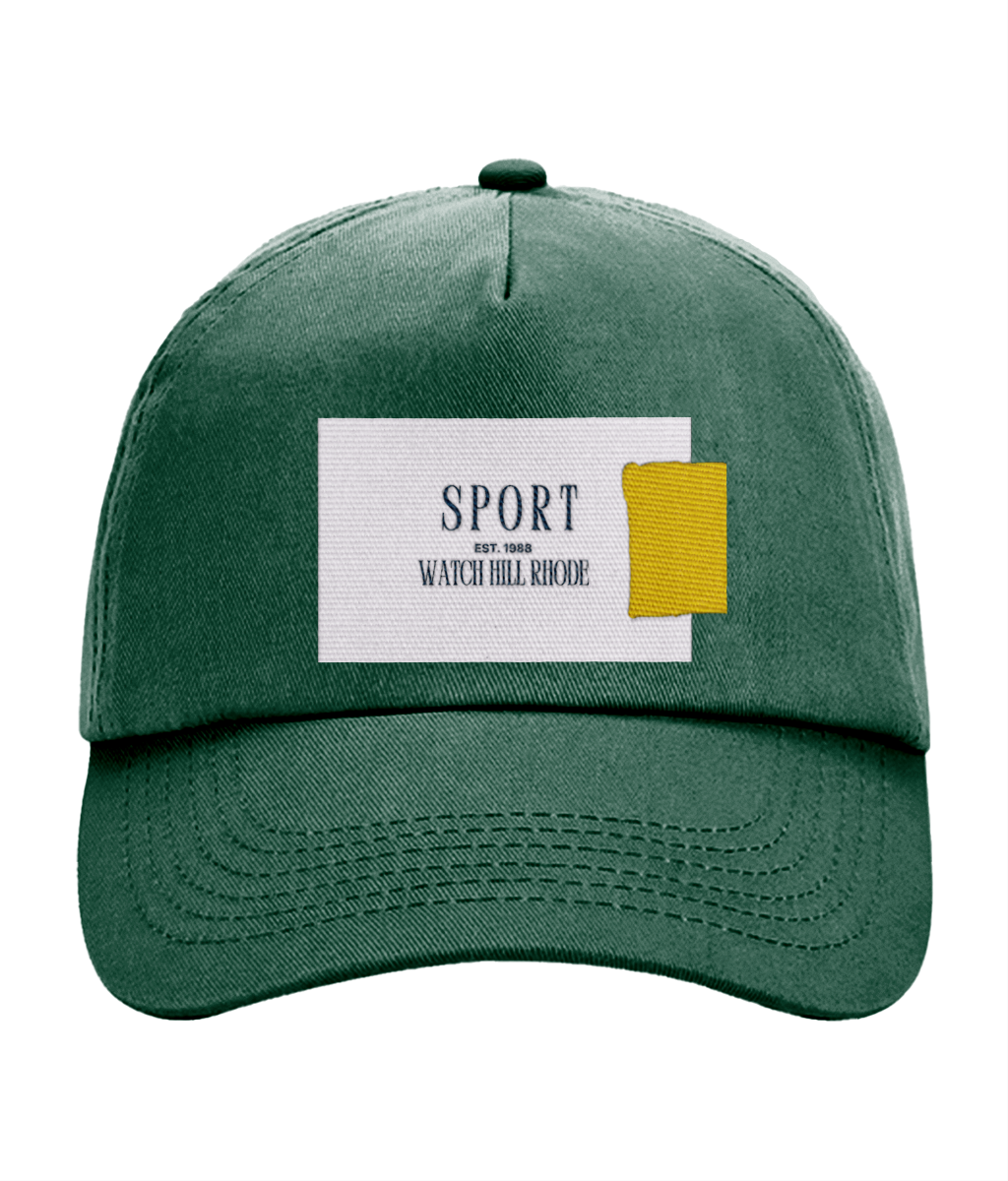 Uncategorized, Unisex, Watch Hill Rhode, Beechfield cap - SPORT yellow box WHR logo