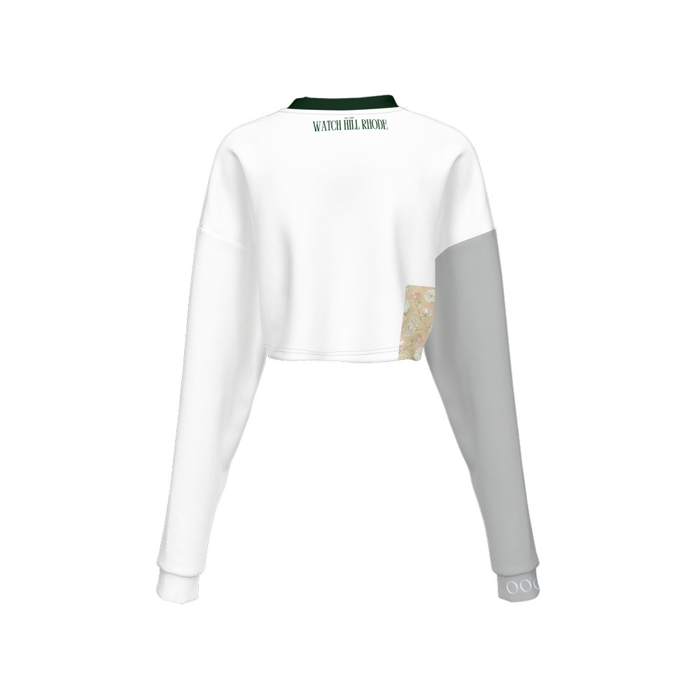 Watch Hill Rhode, Women's Cropped Crewneck Sweatshirt - OOO SPORT