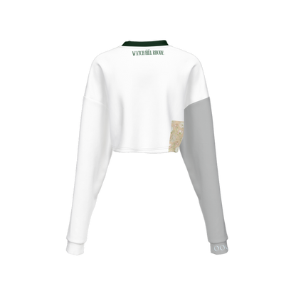 Watch Hill Rhode, Women's Cropped Crewneck Sweatshirt - OOO SPORT