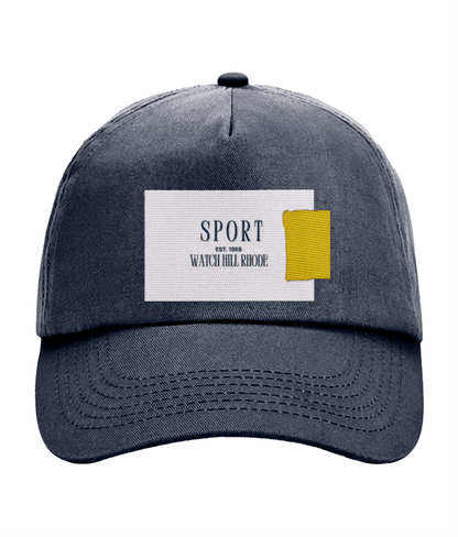 Uncategorized, Unisex, Watch Hill Rhode, Beechfield cap - SPORT yellow box WHR logo