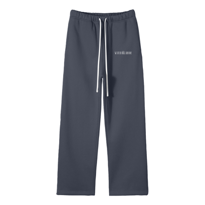 Streetwear Fleece Straight Leg Pants - Unisex