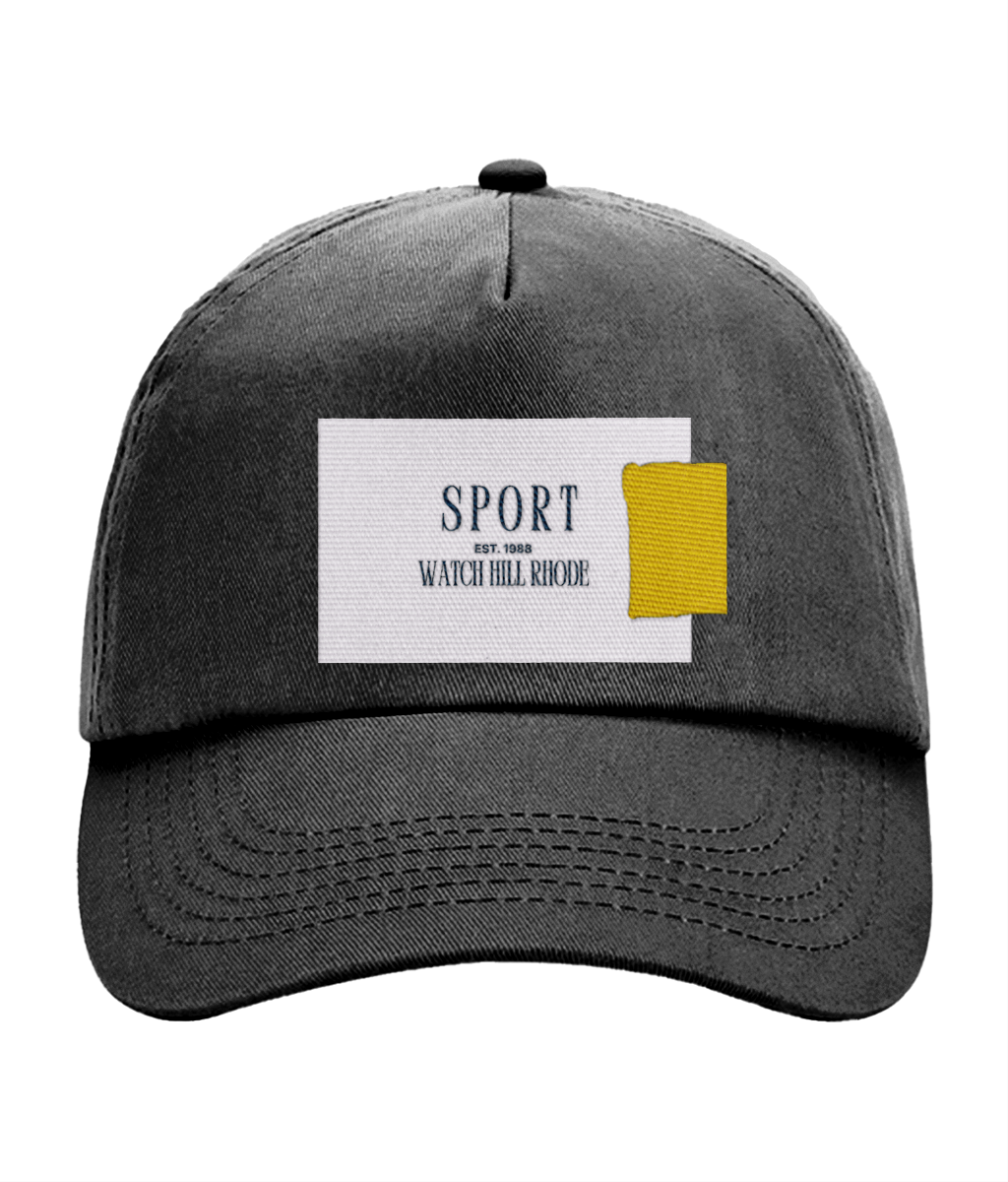 Uncategorized, Unisex, Watch Hill Rhode, Beechfield cap - SPORT yellow box WHR logo