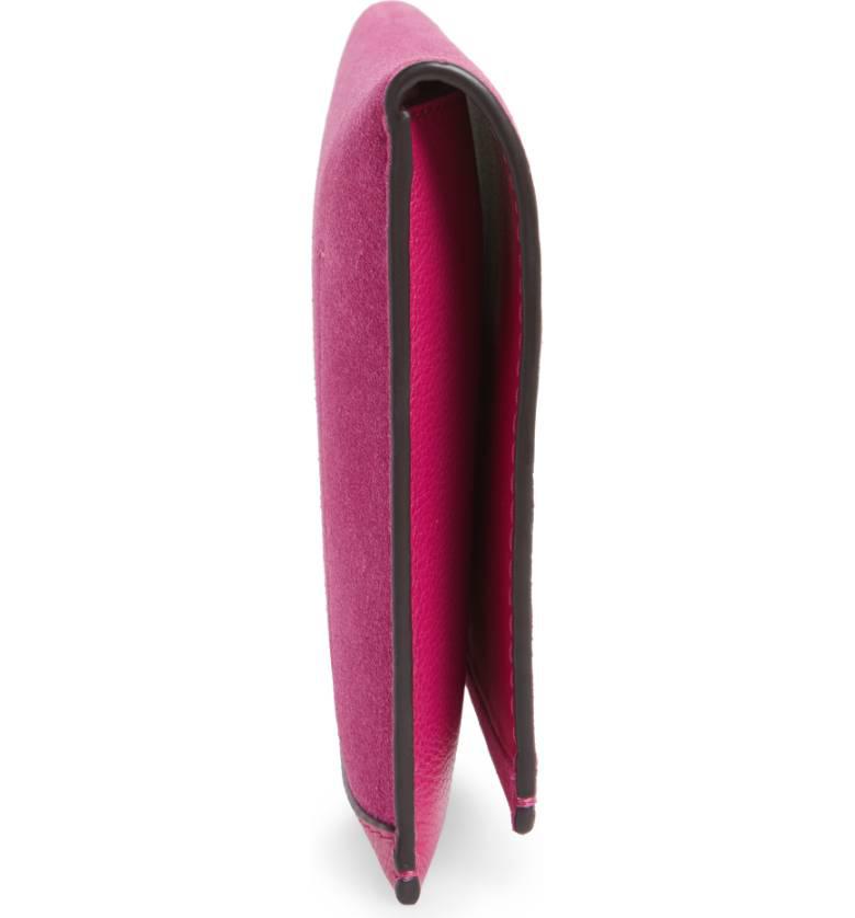 Diane Women's Real Leather Clutch Pink-3