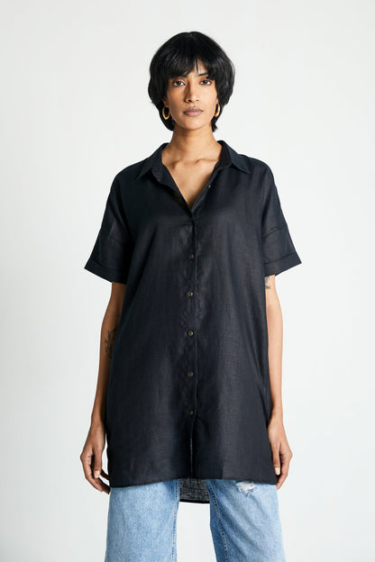 The Everyday Shirt in Black-0