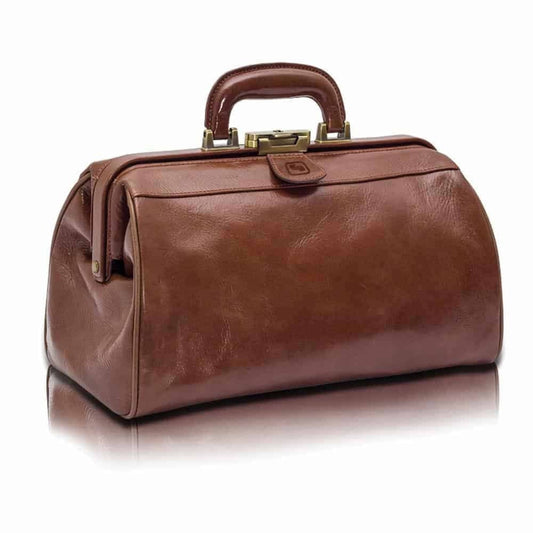 Finley Traditional Leather Lawyer Doctor Bag Brown-0
