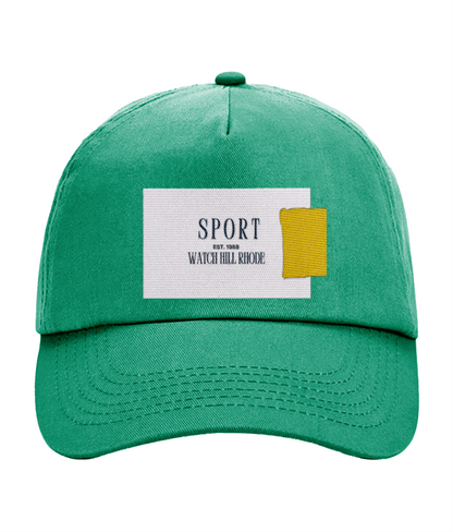 Uncategorized, Unisex, Watch Hill Rhode, Beechfield cap - SPORT yellow box WHR logo