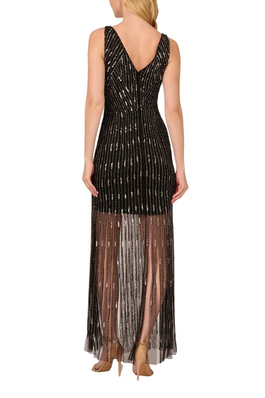 Adrianna Papell Beaded Sleeveless Dress-2