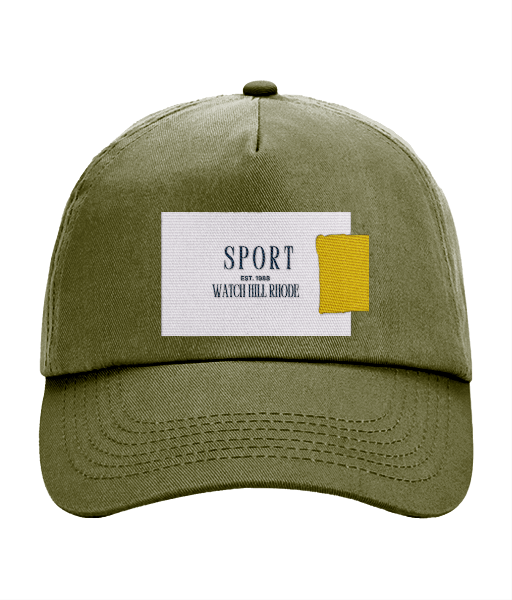 Uncategorized, Unisex, Watch Hill Rhode, Beechfield cap - SPORT yellow box WHR logo