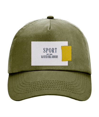 Uncategorized, Unisex, Watch Hill Rhode, Beechfield cap - SPORT yellow box WHR logo