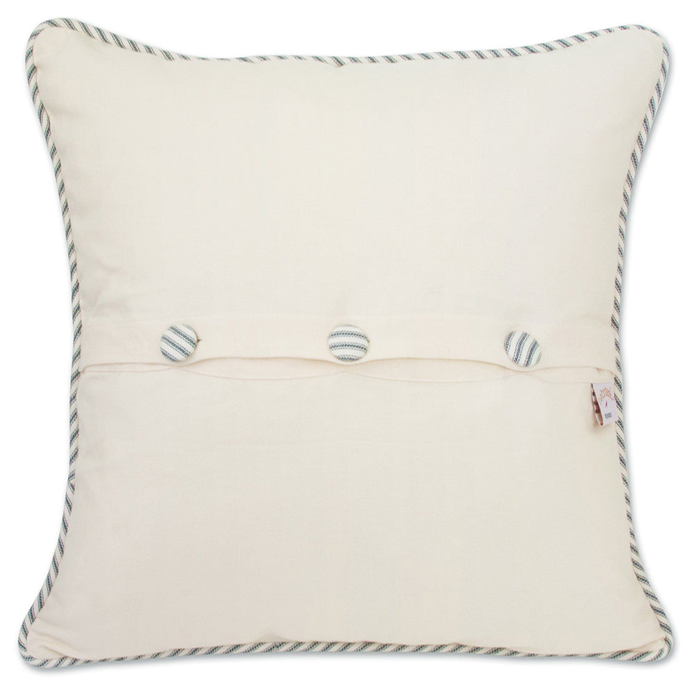 Cape Cod Hand-Embroidered Pillow-1
