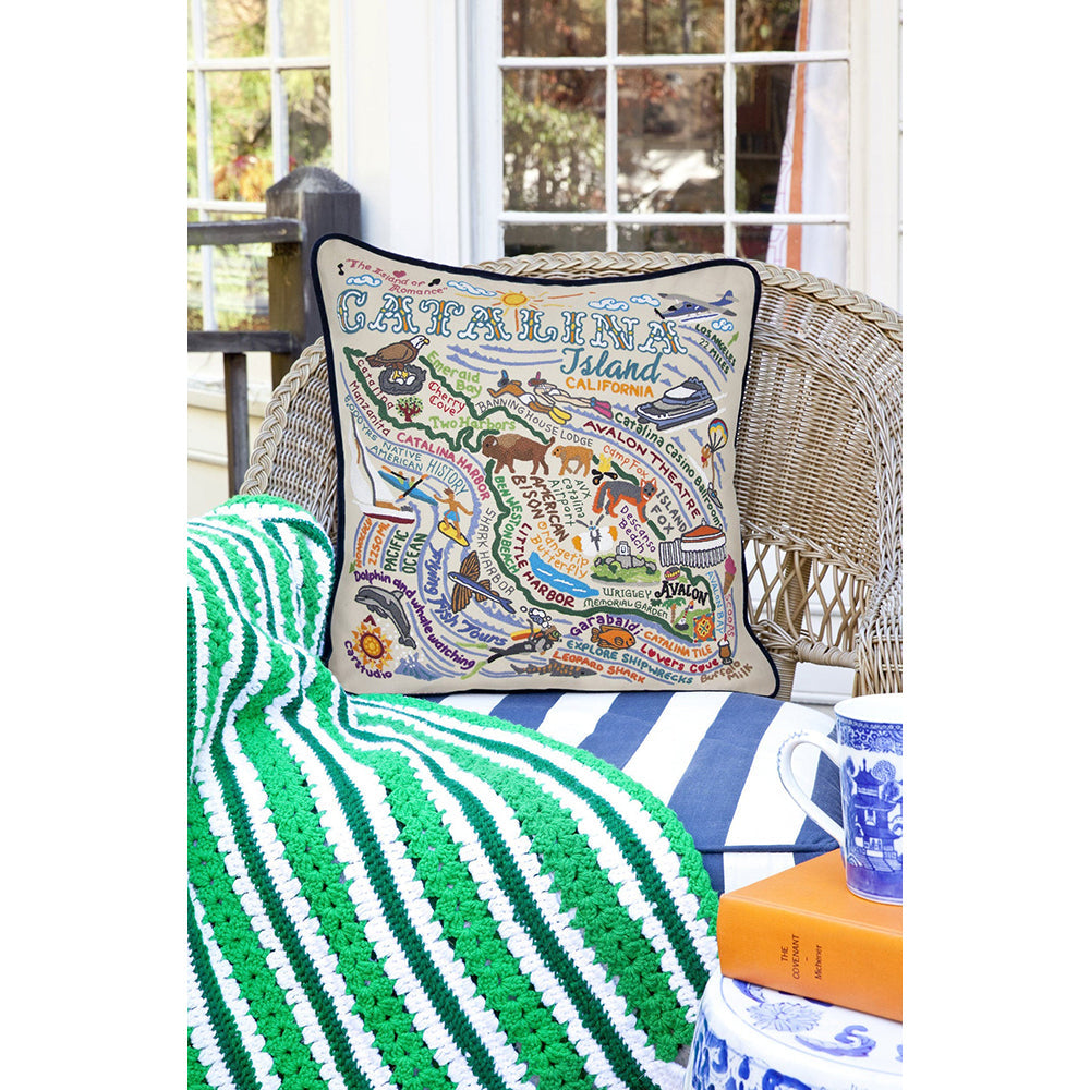 Catalina Hand-Embroidered Pillow-2