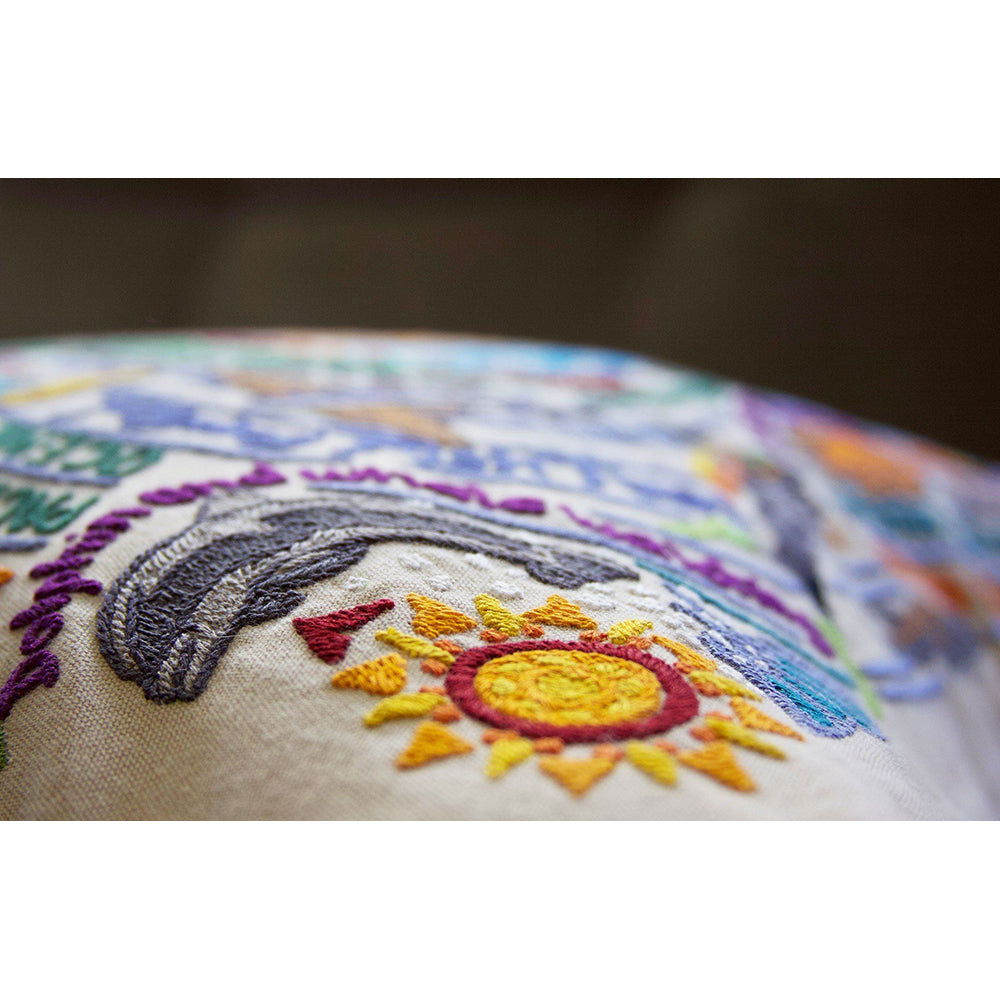 Catalina Hand-Embroidered Pillow-3