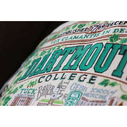 Dartmouth College Collegiate Embroidered Pillow by CatStudio-3