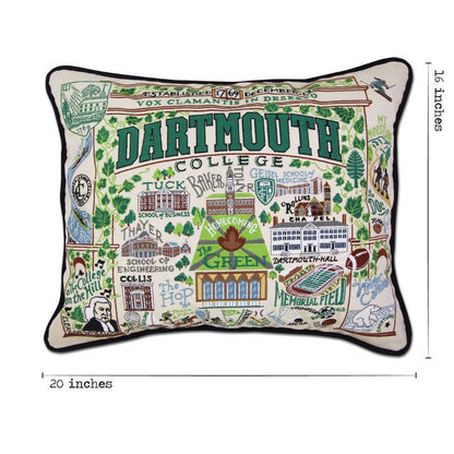 Dartmouth College Collegiate Embroidered Pillow by CatStudio-4