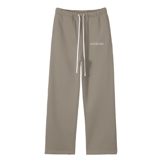Watch Hill Rhode, Streetwear Unisex Solid Color Fleece Straight Leg Pants