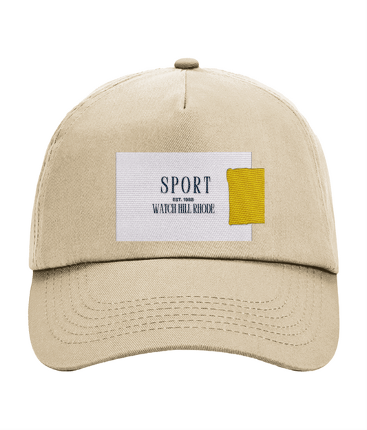 Uncategorized, Unisex, Watch Hill Rhode, Beechfield cap - SPORT yellow box WHR logo