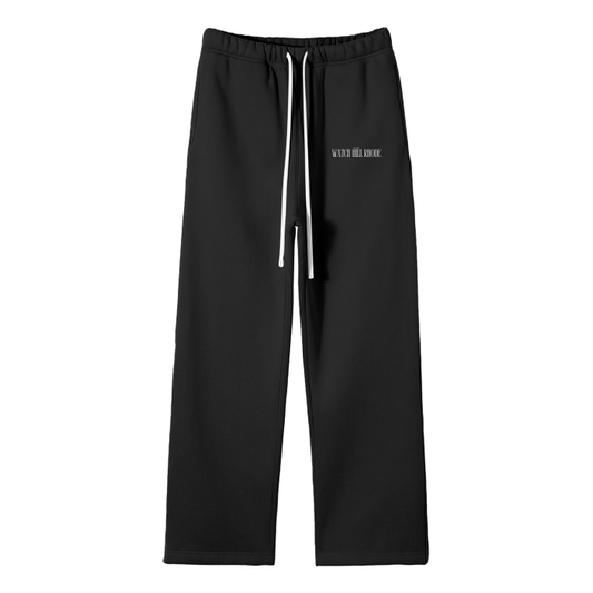 Watch Hill Rhode, Streetwear Unisex Solid Color Fleece Straight Leg Pants