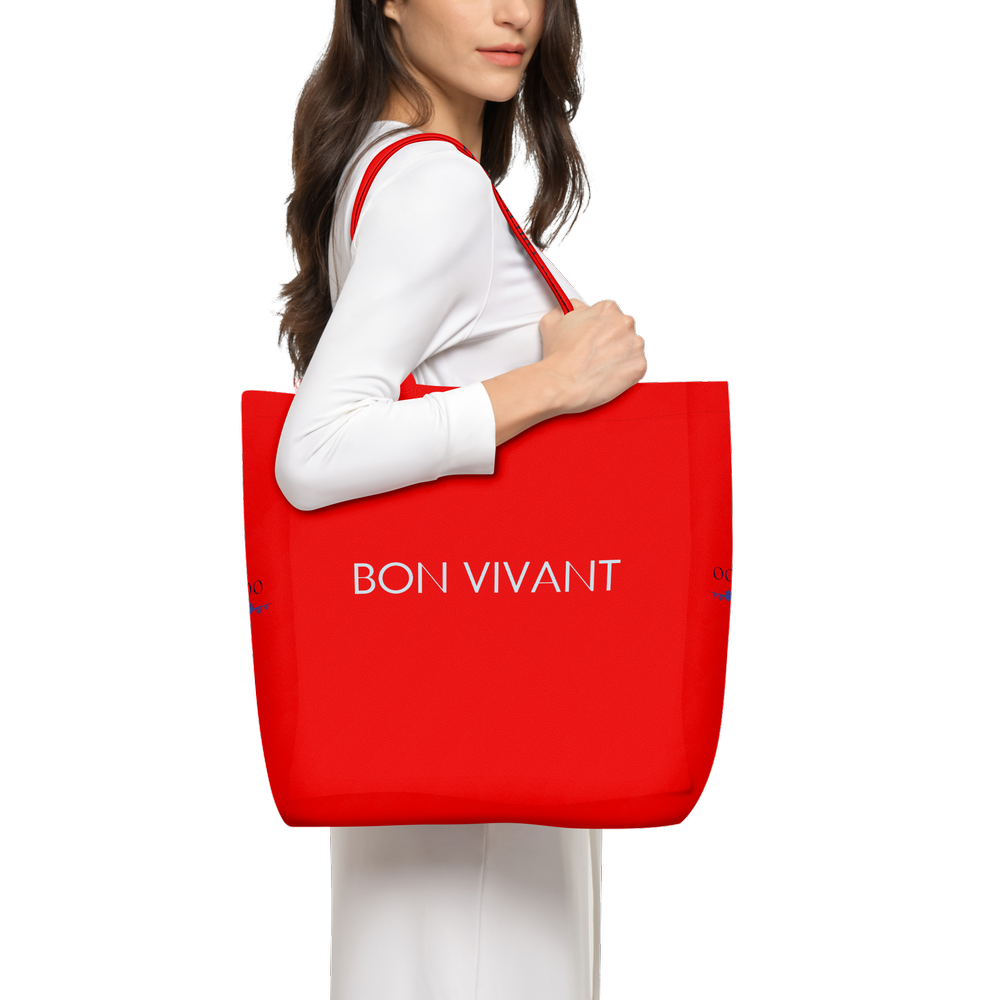 Watch Hill Rhode, Large City Tote Bag with Inside Pocket - BON VIVANT