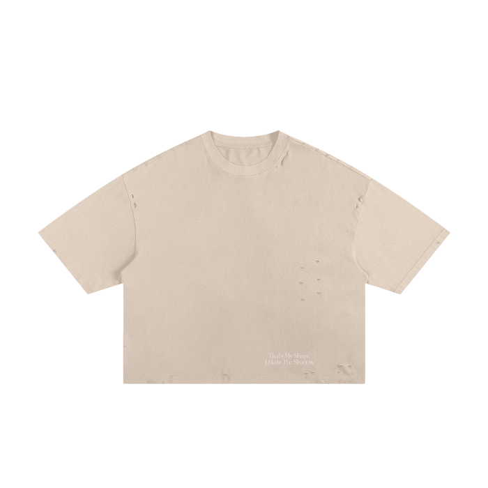 Watch Hill Rhode, That’s My Shape -Classic Frayed Boxy Tee