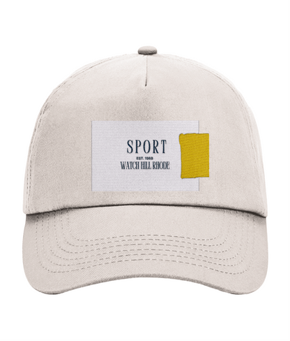 Uncategorized, Unisex, Watch Hill Rhode, Beechfield cap - SPORT yellow box WHR logo