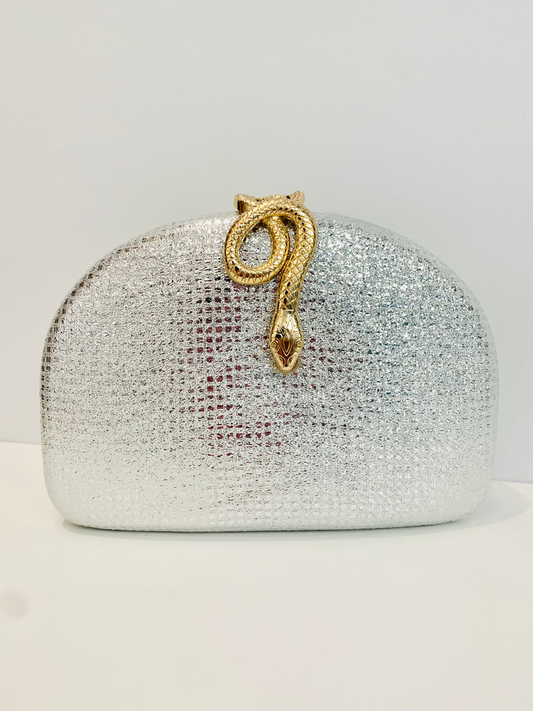 Evening Clutch with a snake clasp-1