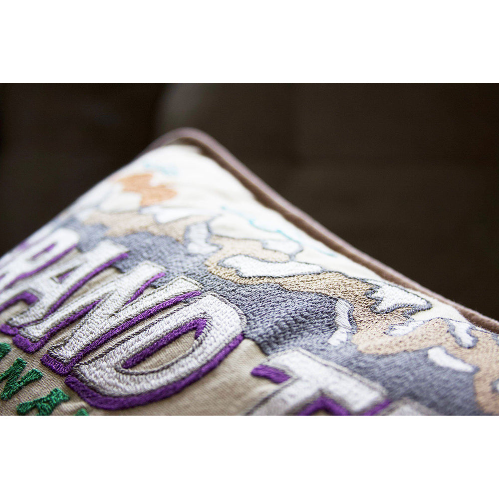 Grand Teton Hand-Embroidered Pillow-3