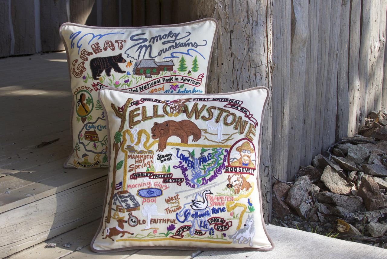 Hamptons Hand-Embroidered Pillow-3