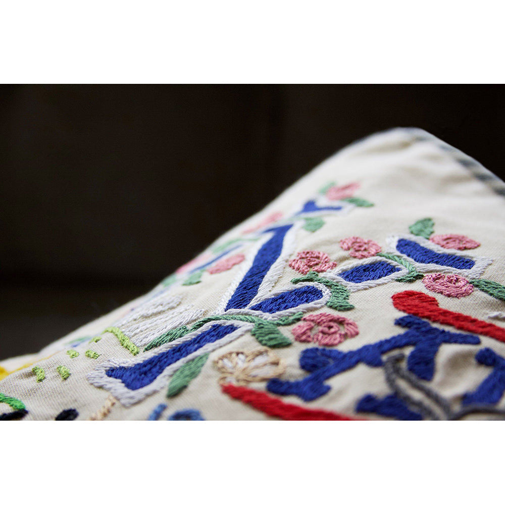 Nantucket Hand-Embroidered Pillow-3