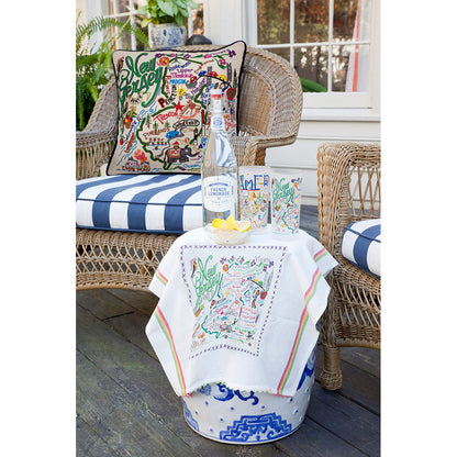 New Jersey Hand-Embroidered Pillow-2