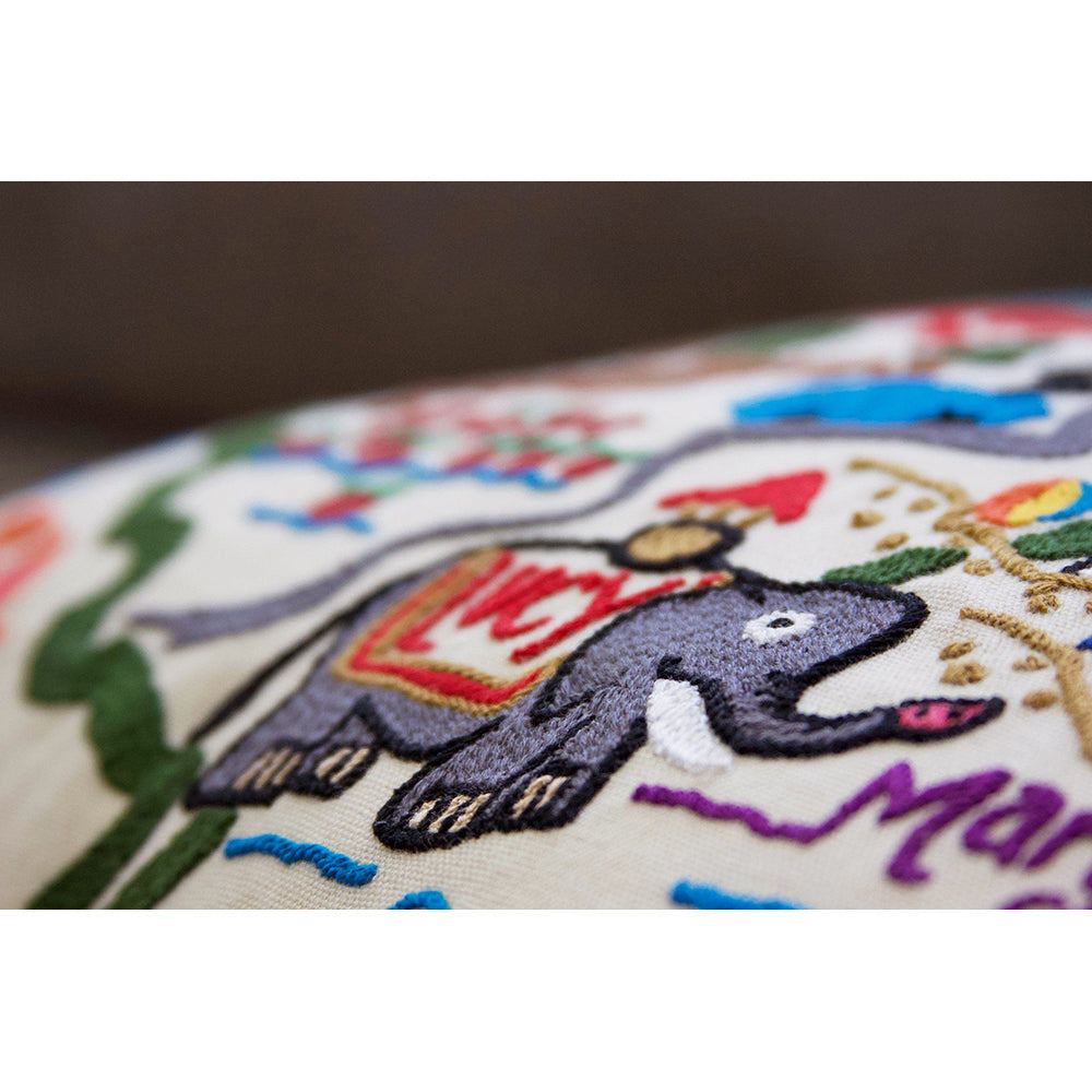 New Jersey Hand-Embroidered Pillow-3