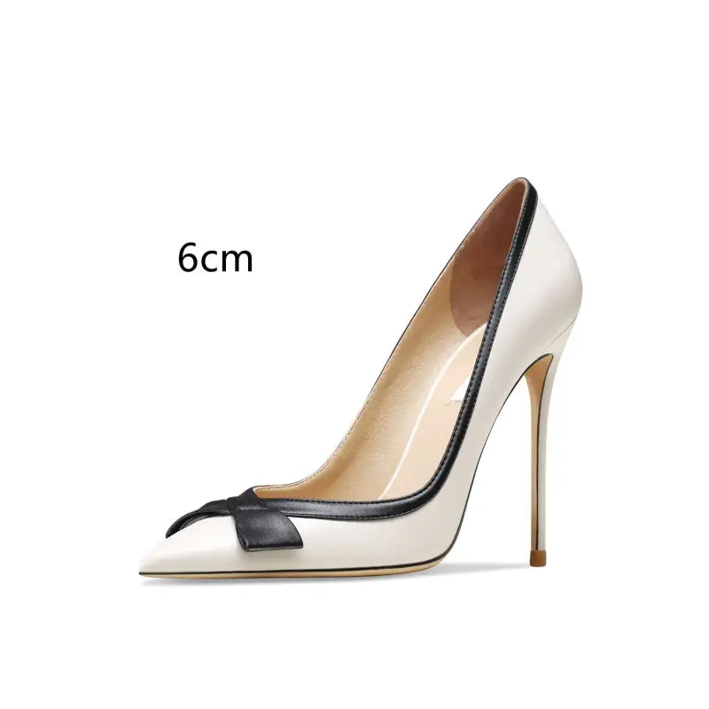 Perfect Leather Stiletto High Heels-9