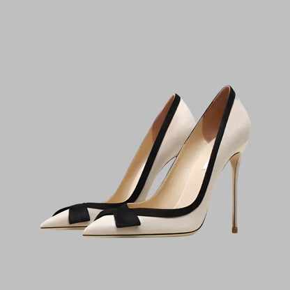 Perfect Leather Stiletto High Heels-5