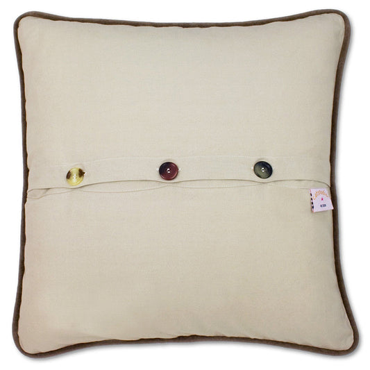 Rocky Mountain National Park Hand-Embroidered Pillow by Cat Studio-1